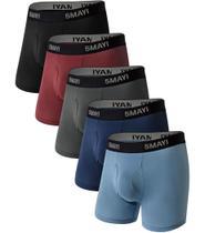 Cuecas boxer 5Mayi, tecido de viscose, confortável para homens Cuecas boxer 5Mayi, tecido de viscose, confortável para homens