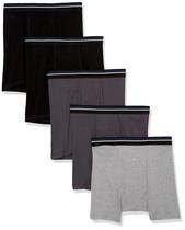 Cuecas Boxer Amazon Essentials Masculinas Algodão 3XL Pacote com 5 Cuecas Boxer Amazon Essentials Masculinas Algodão 3XL Pacote com 5