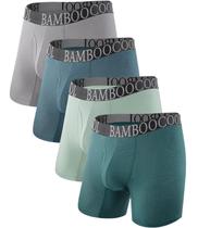 Cuecas boxer BAMBOO COOL 360 de malha respirável para homens