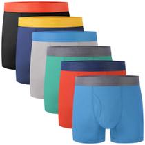 Cuecas boxer BAMBOO COOL Boys 6-18Y, que absorvem a umidade, pacote com 6