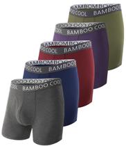 Cuecas boxer BAMBOO COOL, roupa íntima masculina ultra confortável e macia