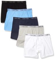 Cuecas boxer Calvin Klein Boys Little Modern Cotton, pacote com 5