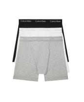 Cuecas Boxer Calvin Klein Classics - Pacote com 3 Unidades de Algodão