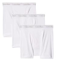 Cuecas Boxer Calvin Klein Classics - Pacote com 3 Unidades de Algodão