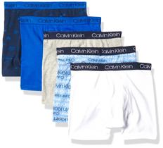 Cuecas Boxer Calvin Klein Little Modern Cotton - Pacote com 5