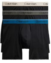 Cuecas boxer Calvin Klein Micro Stretch, pacote com 3 unidades para homens