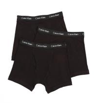 Cuecas Boxer Calvin Klein - Pacote com 3 - Algodão Elástico