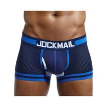 Cuecas Boxer De Algodão Com Malha Para Homens, Com Bolsa U, Roupa Íntima Sexy, Calças De Dormir,
