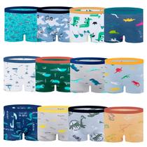 Cuecas boxer de algodão para meninos JackLoveBriefs 7-9 anos cinza claro