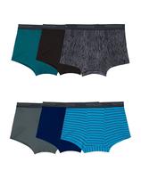 Cuecas boxer Fruit of the Loom 4-Way Stretch para homens, pacote com 6