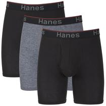 Cuecas boxer Hanes Total Support, bolsa anti-atrito masculina