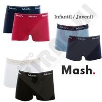 Cuecas boxer infantil mash algodão cotton 110.07 - kit 14