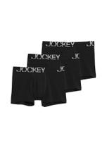 Cuecas boxer Jockey ActiveStretch para homens, pacote com 3 - pretas