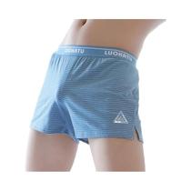 Cuecas Boxer Listradas De Algodão Confortáveis Para Homens Em Tamanho Grande, Soltas Para O Verão Cuecas Boxer Listradas De Algodão Confortáveis Para Homens Em Tamanho Grande, Soltas Para O Verão