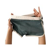 Cuecas Boxer Listradas Sexy Masculinas, 3 Unidades/lote, Lingerie Masculina U Convexa, Roupa Íntima Cuecas Boxer Listradas Sexy Masculinas, 3 Unidades/lote, Lingerie Masculina U Convexa, Roupa Íntima