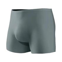 Cuecas Boxer Masculinas 3-Pack Em Seda Gelada 3D Moldadas Sem Costura Finas Para Esportes De Verão