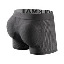 Cuecas Boxer Masculinas Acolchoadas Com Realce De Glúteos E Malha, Com Almofadas Para Quadril
