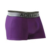 Cuecas Boxer Masculinas Anti-Movimento U-Convex Com Suporte Para Veias Espermáticas E Bolsa Escrotal