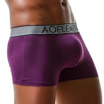 Cuecas Boxer Masculinas Antideslizantes Com Bolsa Escrotal Convexa Em U Para Separação De Veias