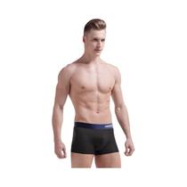 Cuecas boxer masculinas aoelement, pacote com 4, modal sexy, cintura média, respirável