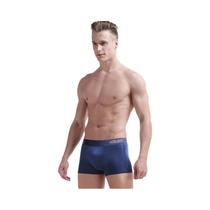 Cuecas boxer masculinas aoelement, pacote com 4, modal sexy, cintura média, respirável