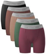 Cuecas boxer masculinas Bamboo Cool Women, pacote com 5 Cuecas boxer masculinas Bamboo Cool Women, pacote com 5