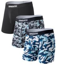 Cuecas boxer masculinas, bolsa dupla separada, XXL, Halloween Cuecas boxer masculinas, bolsa dupla separada, XXL, Halloween