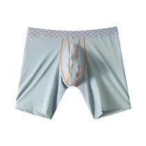 Cuecas Boxer Masculinas Confortáveis De Nylon Com Seda Gelada E Bolsa U Convexa Em Patchwork