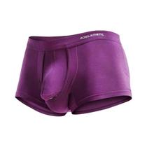 Cuecas Boxer Masculinas Curvas De Seda Gelada Com Separação Anatómica Austríaca Para Cordão Escrotal