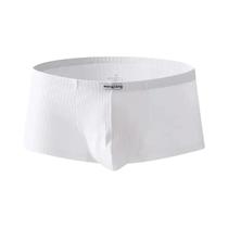 Cuecas Boxer Masculinas De Cintura Baixa, Respiráveis E Elásticas, Com Bolsa U Convexa, 1 Ou 2