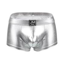 Cuecas Boxer Masculinas De Couro PU, Calções De Banho Sexy - JOCKMAIL Cuecas Boxer Masculinas De Couro PU, Calções De Banho Sexy - JOCKMAIL