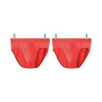 Cuecas Boxer Masculinas De Seda Gelada 2 Peças Com Amplo Espaço E Aberturas Antibacterianas Em U
