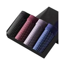 Cuecas Boxer Masculinas De Seda Gelada 4 Peças Respiráveis Finas Sem Costura Sexy Para O Verão E Uso