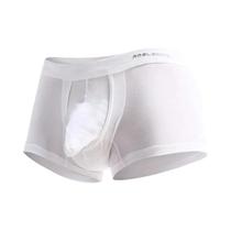 Cuecas Boxer Masculinas De Seda Gelada Com Suporte Escrotal E Separação Para Proteção Do Óvulo Cuecas Boxer Masculinas De Seda Gelada Com Suporte Escrotal E Separação Para Proteção Do Óvulo
