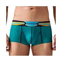 Cuecas Boxer Masculinas De Seda Gelada, Respiráveis, De Nylon, Macias, Confortáveis, De Caimento
