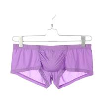 Cuecas Boxer Masculinas De Seda Gelada Ultrafinas De Secagem Rápida Respiráveis Cor Sólida