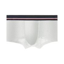 Cuecas Boxer Masculinas De Verão Em Seda Gelada Com Malha Fina Respirável U-Convexa, Shorts Sensuais
