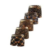 Cuecas Boxer Masculinas De Verão Ice, Antibacterianas, Secagem Rápida, Respirável, Estilo Fino Com