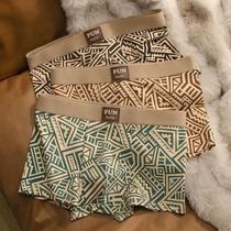 Cuecas Boxer Masculinas Estilo Americano, Confortáveis E Respiráveis, Com Estampa Étnica Retrô Cuecas Boxer Masculinas Estilo Americano, Confortáveis E Respiráveis, Com Estampa Étnica Retrô