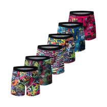 Cuecas Boxer Masculinas Longas E Respiráveis, Shorts Casuais Esportivos Confortáveis E Modernos Para