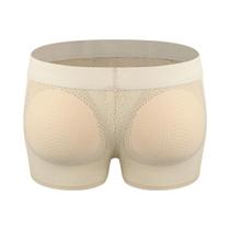 Cuecas Boxer Masculinas Modeladoras Com Almofadas Para Levantar O Bumbum, Respirável, Aumento De