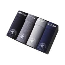 Cuecas Boxer Masculinas plus Size De Algodão, Pacote Com 4, Respiráveis, Caimento Solto, Cuecas Boxer Masculinas plus Size De Algodão, Pacote Com 4, Respiráveis, Caimento Solto,