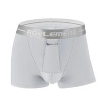Cuecas Boxer Masculinas Respiráveis De Seda Gelada Ventiladas Para Verão Com Separação Anatômica