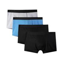 Cuecas Boxer Masculinas Respiráveis E Ventiladas, Pacote Com 4, Confortáveis E Sexy, Roupa Íntima Cuecas Boxer Masculinas Respiráveis E Ventiladas, Pacote Com 4, Confortáveis E Sexy, Roupa Íntima