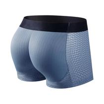 Cuecas Boxer Masculinas Sensuais De Malha Respirável Com Efeito Levanta Bumbum E Bojo - Moda Íntima
