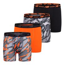 Cuecas boxer New Balance Boy's Performance, pacote com 4 Cuecas boxer New Balance Boy's Performance, pacote com 4