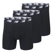 Cuecas boxer New Balance No-Fly Cotton Performance masculinas pretas