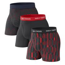 Cuecas boxer Pair of Thieves Super Fit Ultra Macias Masculinas, Pacote com 3