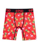 Cuecas boxer PSD Tropic Twist para meninos tamanho L, 100% algodão Cuecas boxer PSD Tropic Twist para meninos tamanho L, 100% algodão