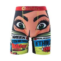 Cuecas Boxer Respiráveis Para Homens plus Size ETHIKA, Roupa De Banho Sexy S-3XL